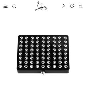 Christian Louboutin Noir Refillable Case in Red